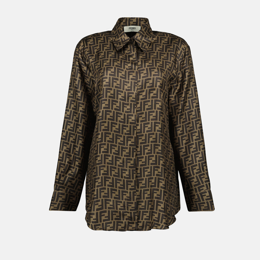 Fendi Monogram Silk Shirt