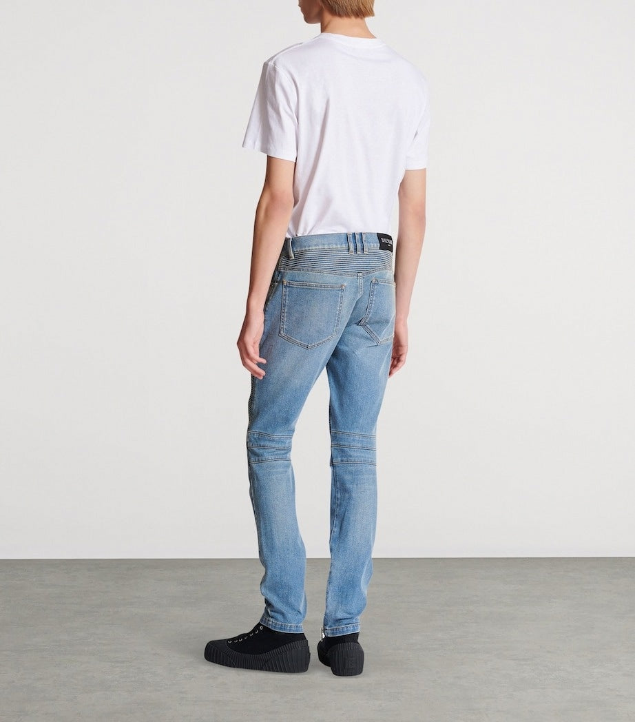 Balmain Biker Slim Jeans - image 3