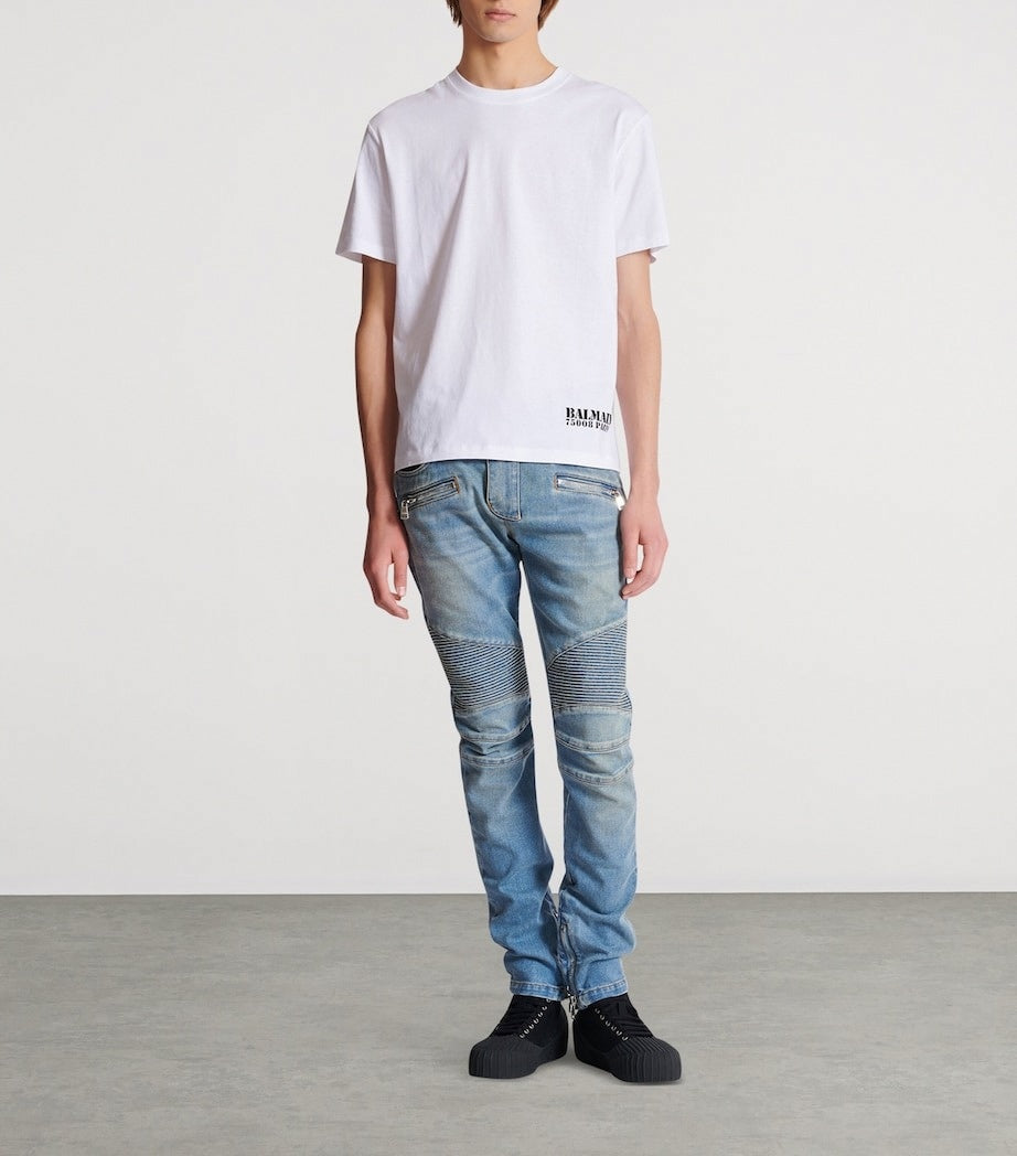 Balmain Biker Slim Jeans - image 2