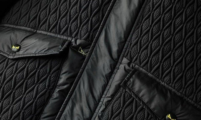 Fendi Hooded Puffer Jacket – Geometric Quilt & Monster Patch - image 7