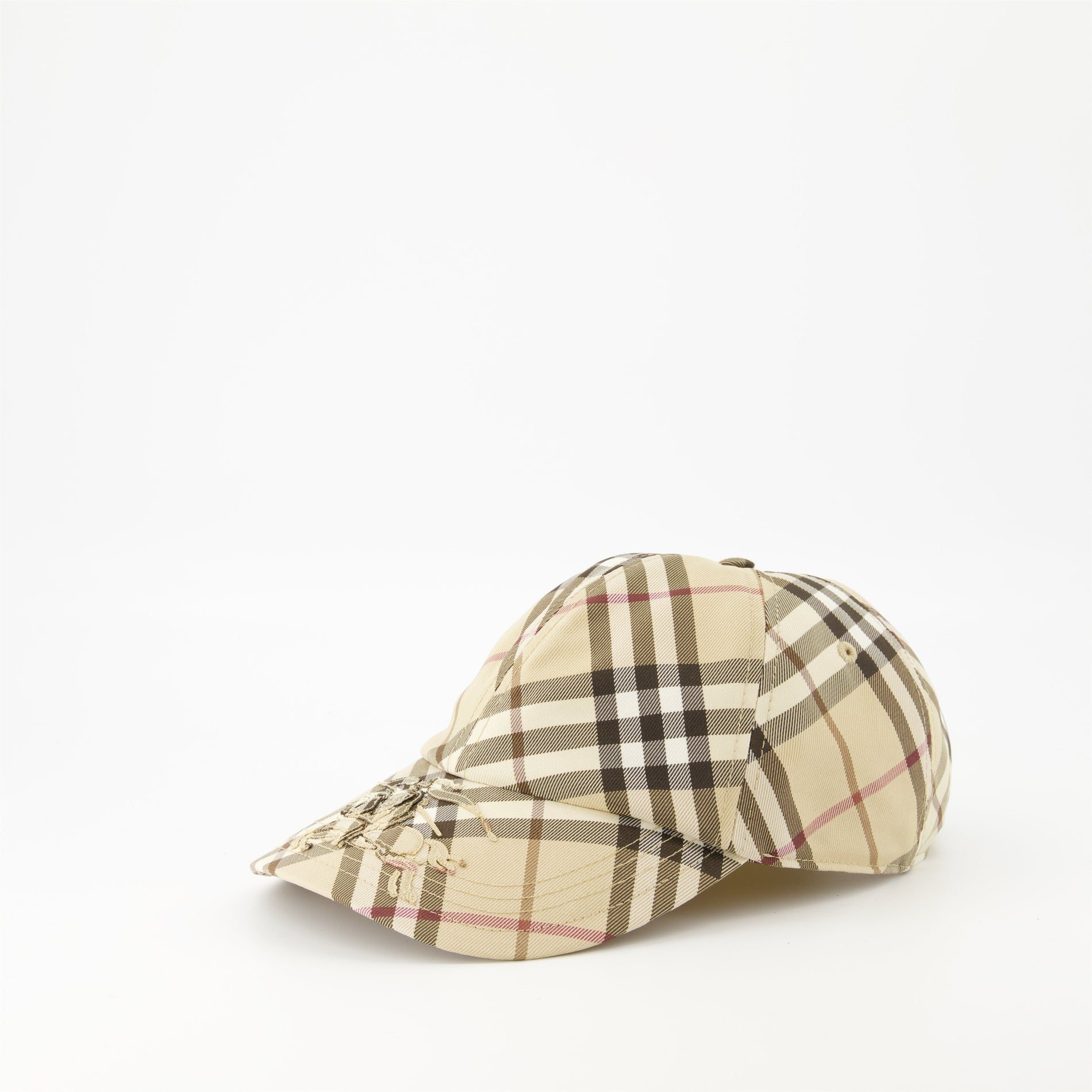 Burberry Vintage Check Logo Baseball Cap - image 2