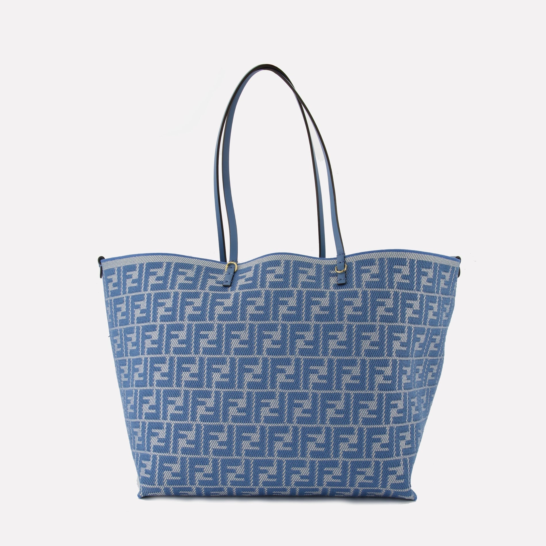 Fendi Striped Canvas Tote - image 4