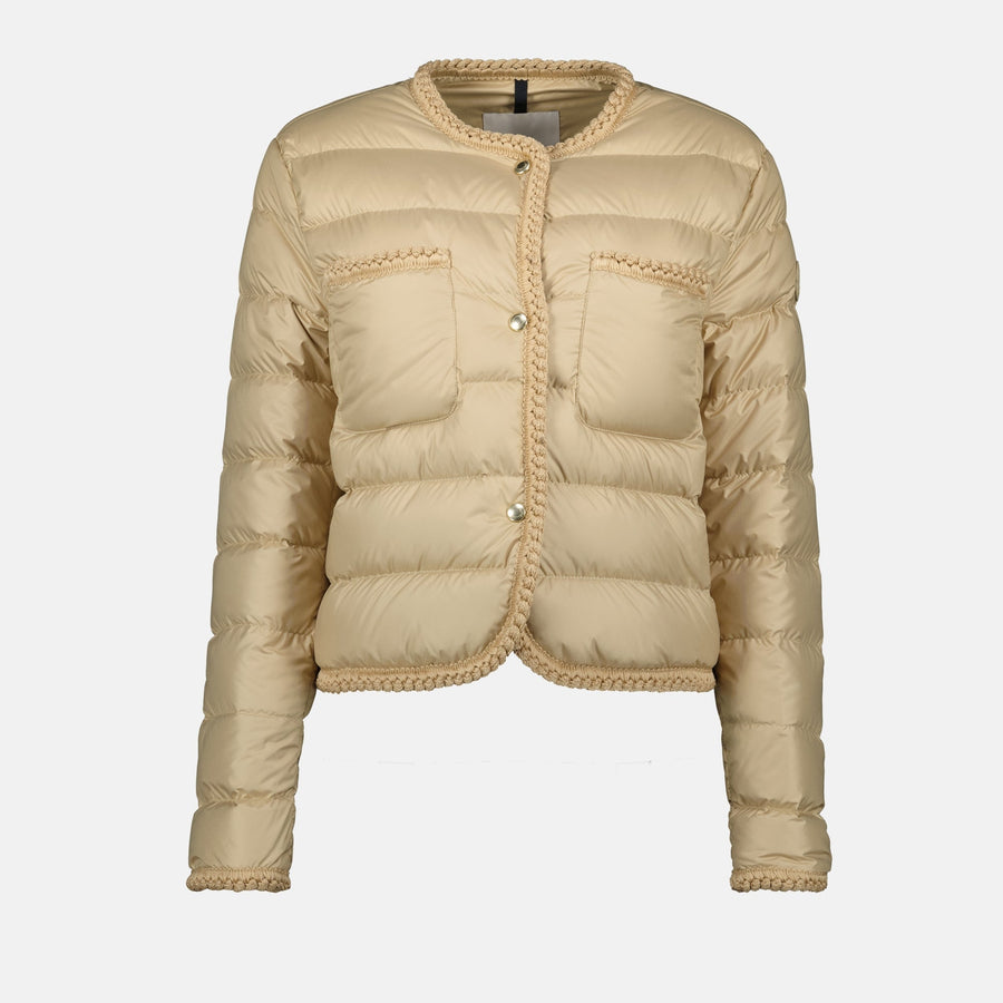 Moncler Cropped Quilted Down Jacket