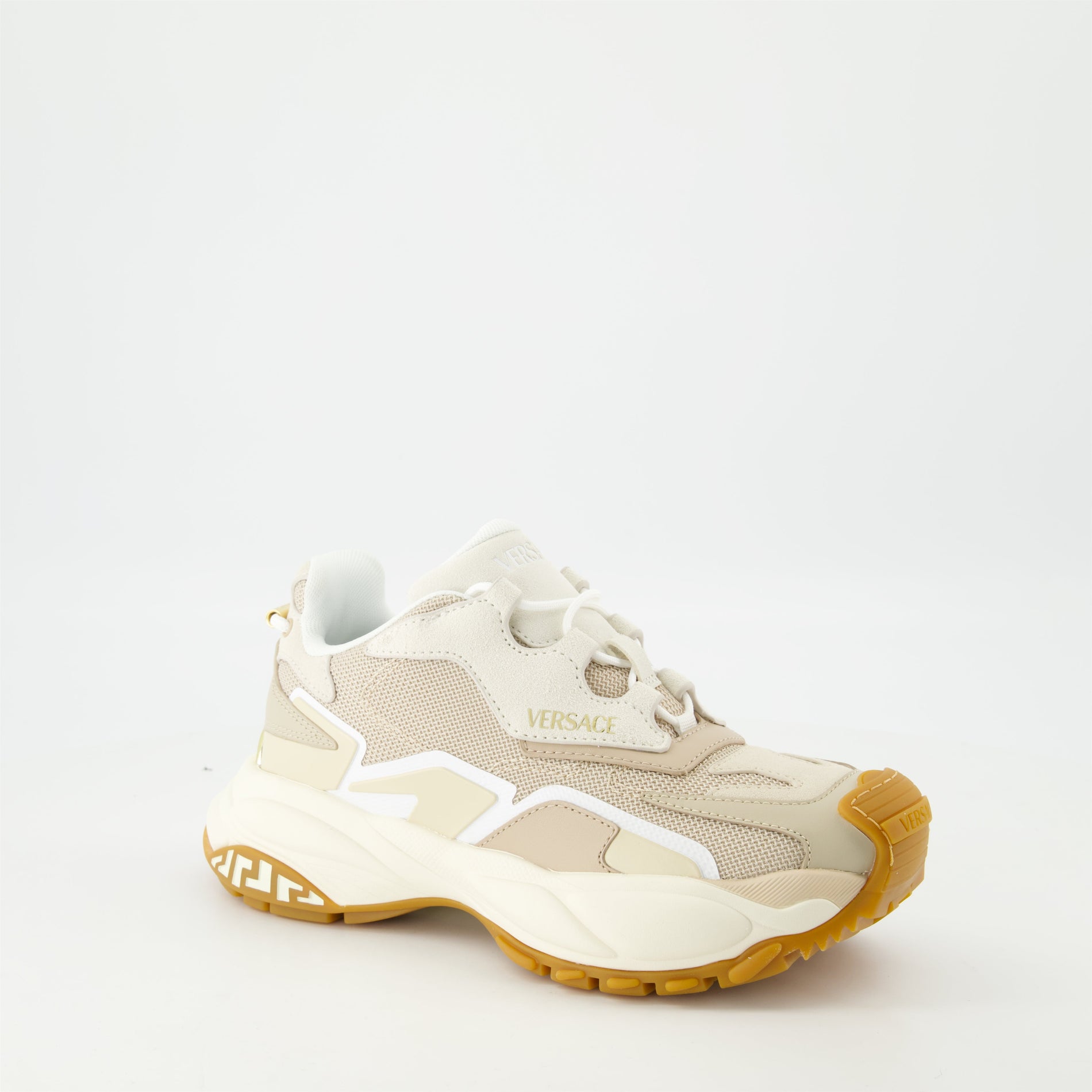 Versace Beige Chunky Runner Sneakers - image 2