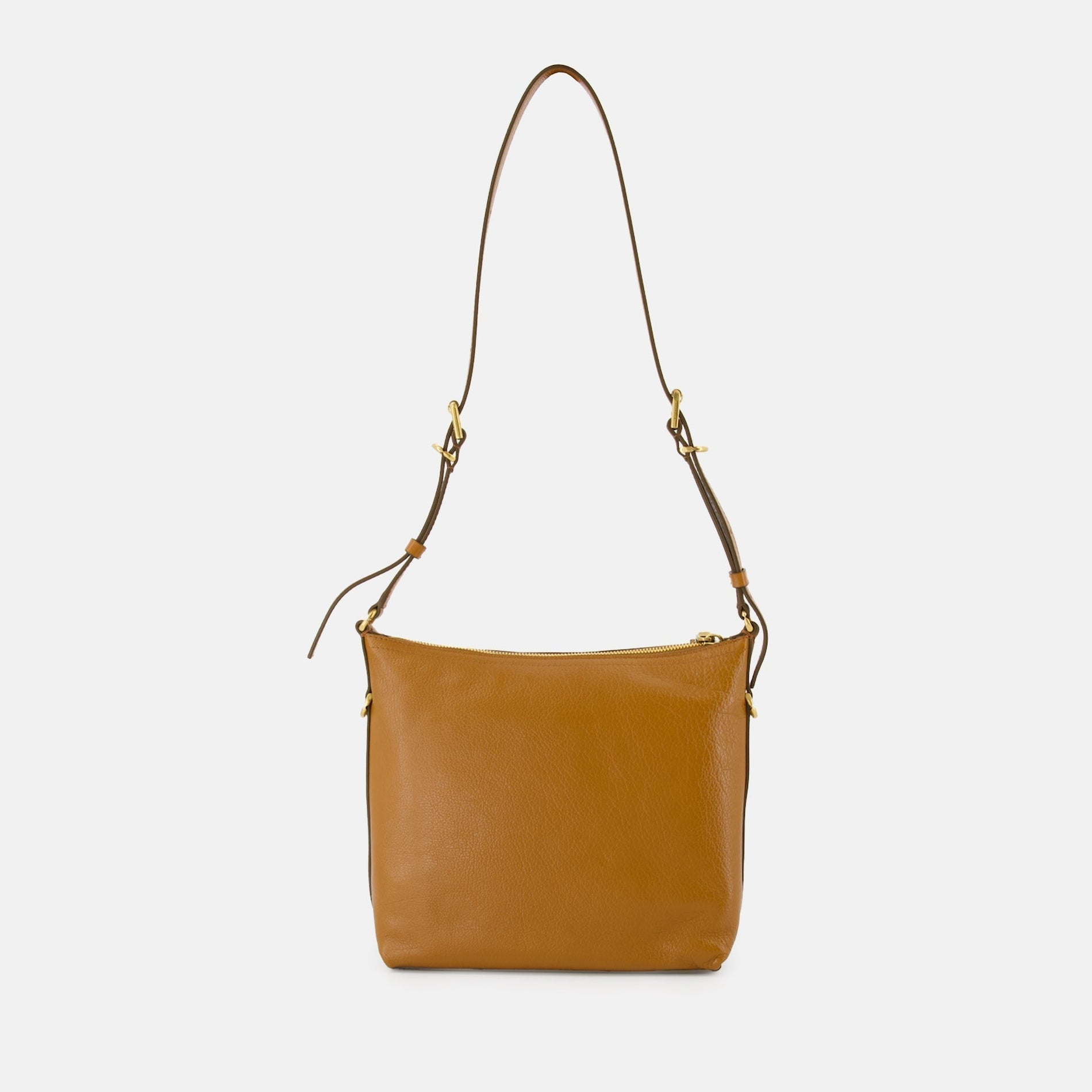 Givenchy Tan Leather Shoulder Bag with Strap Detail - image 2