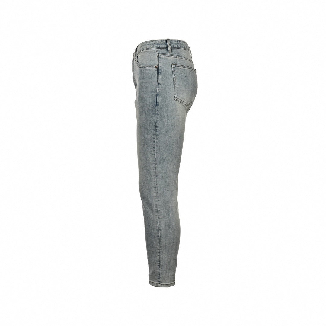 Prada Light Wash Slim-Fit Denim Jeans - image 3