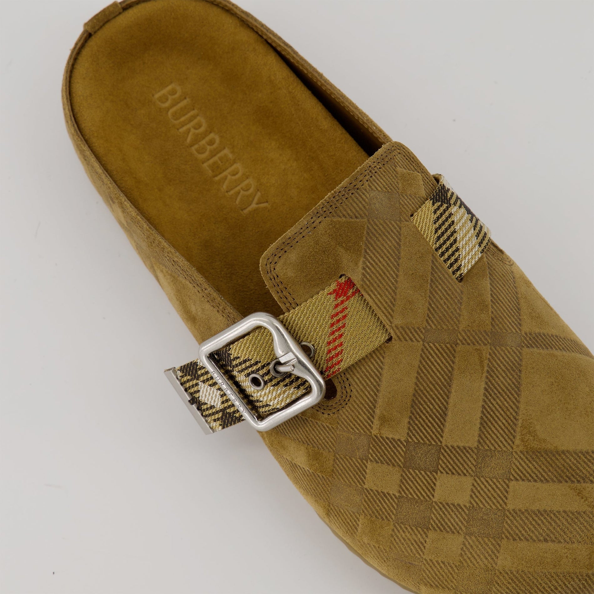 Burberry Check Buckle Clogs - image 5