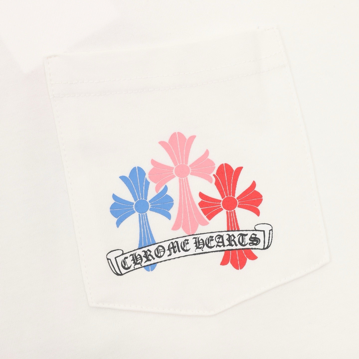 Chrome Hearts Hearts Floral Cross White T-Shirt - image 4