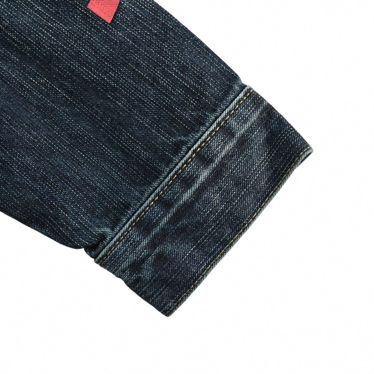 Balenciaga Heart & Logo Print Washed Denim Jacket - image 6