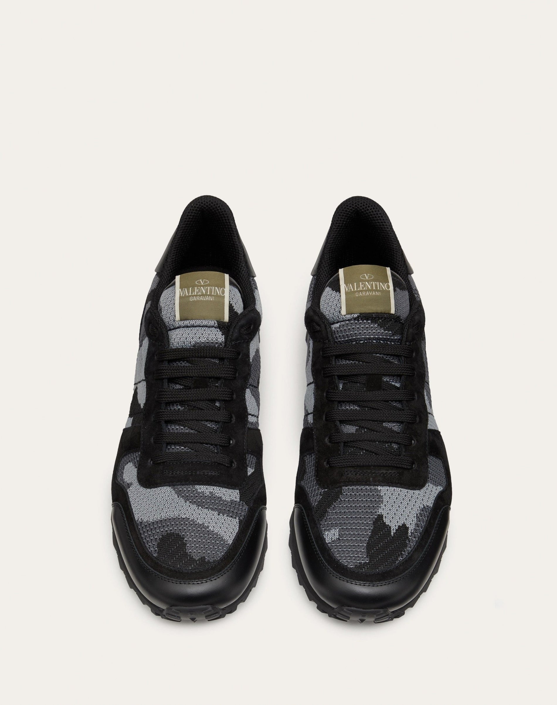 Valentino Garavani Mesh Fabric Camouflage Rockrunner Sneaker - image 4