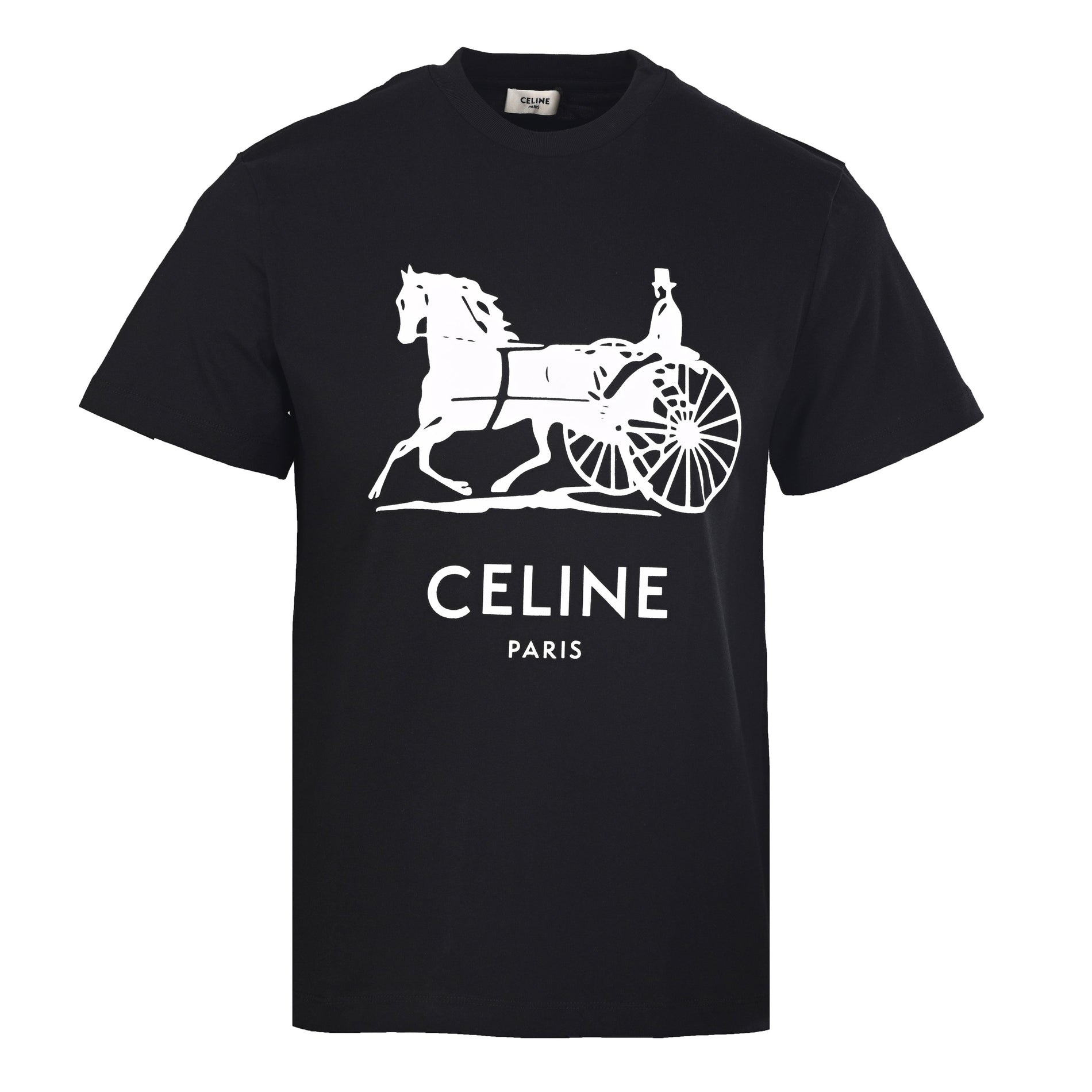 Celine Logo T-Shirt Black