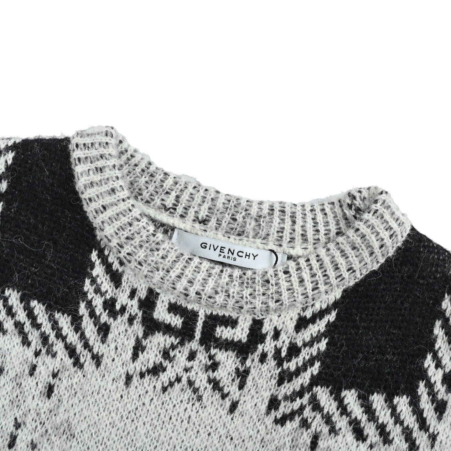 Givenchy Mohair Jacquard Knit Sweater - image 4
