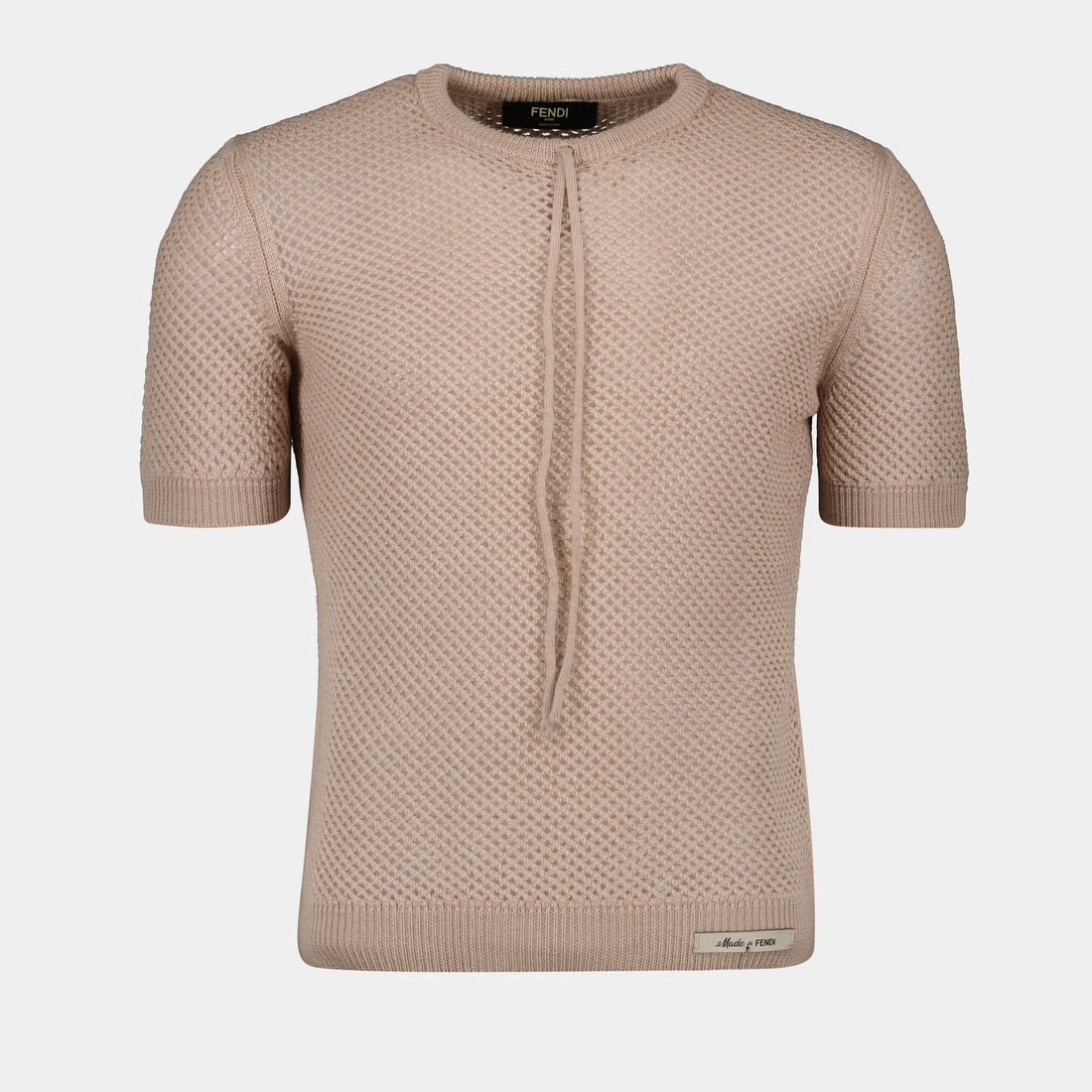 Mesh Cotton T-Shirt