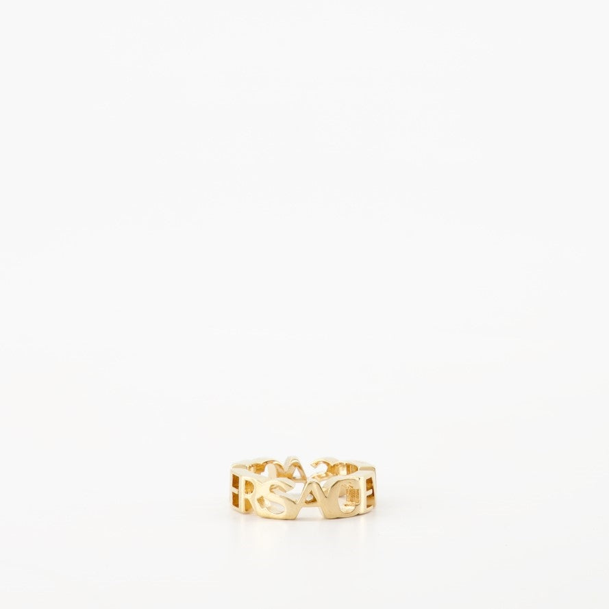 Versace Logo Cut-Out Ring