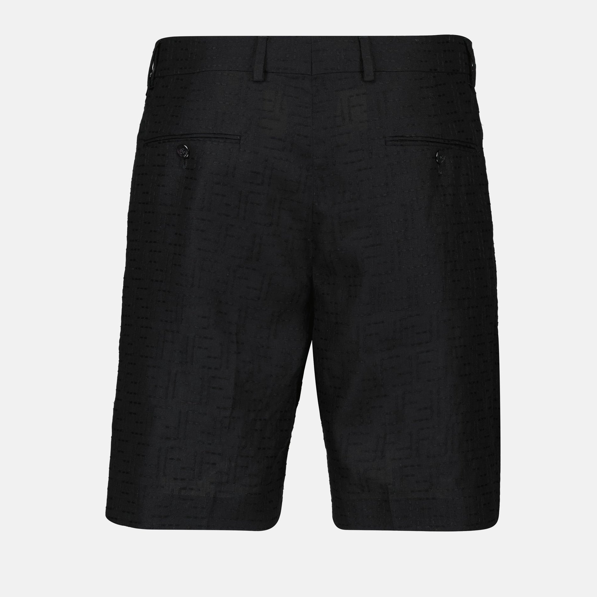 Fendi FF Linen Shorts - image 4