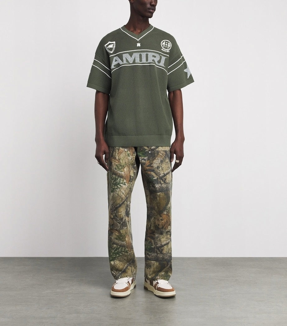 Amiri Technical Knitted Logo Oversized T-Shirt - image 6