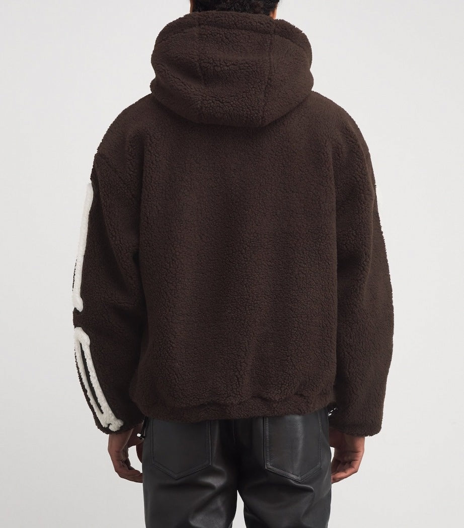 Amiri Fleece Bones Zip Hoodie - image 4