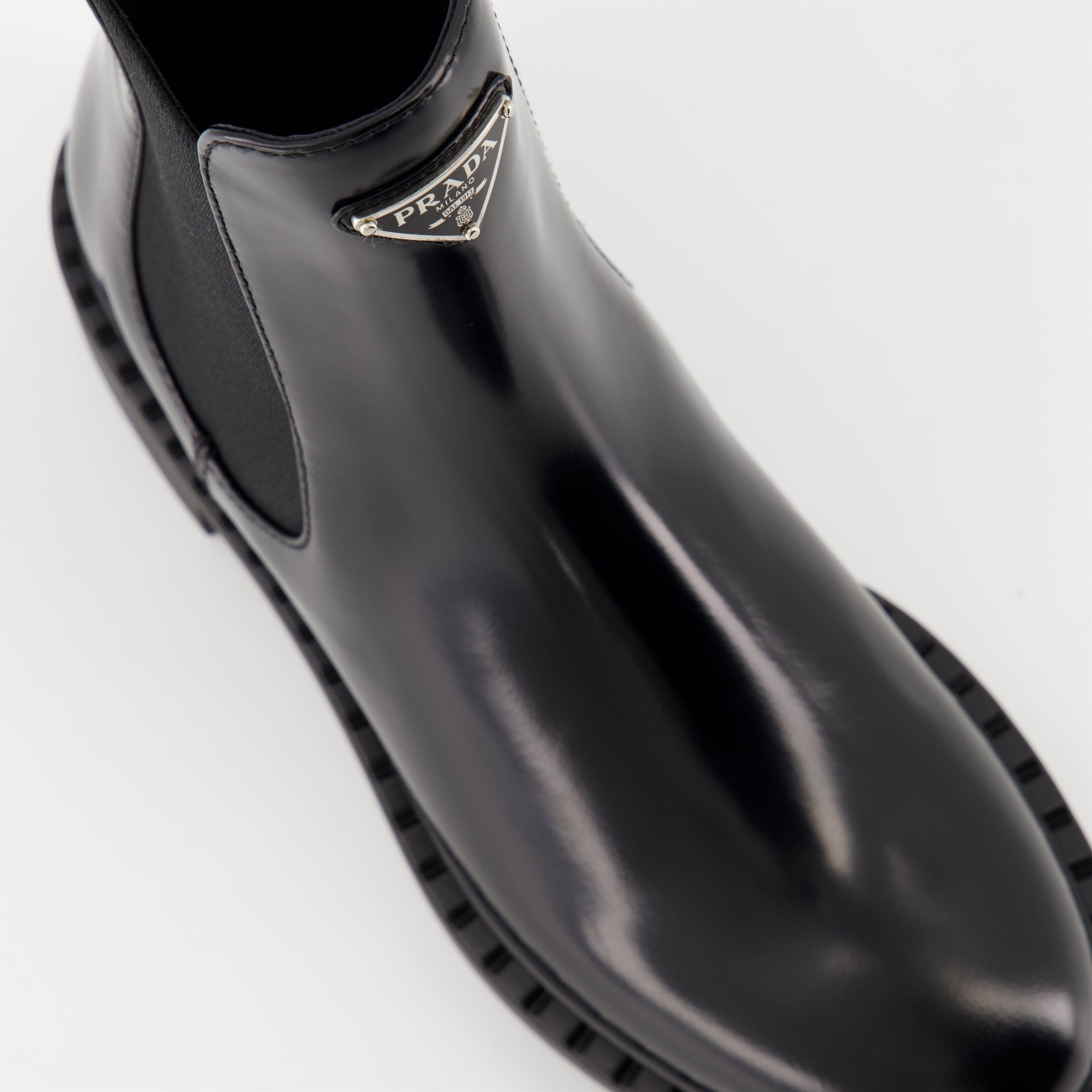 Prada Leather Chelsea Boots - image 6