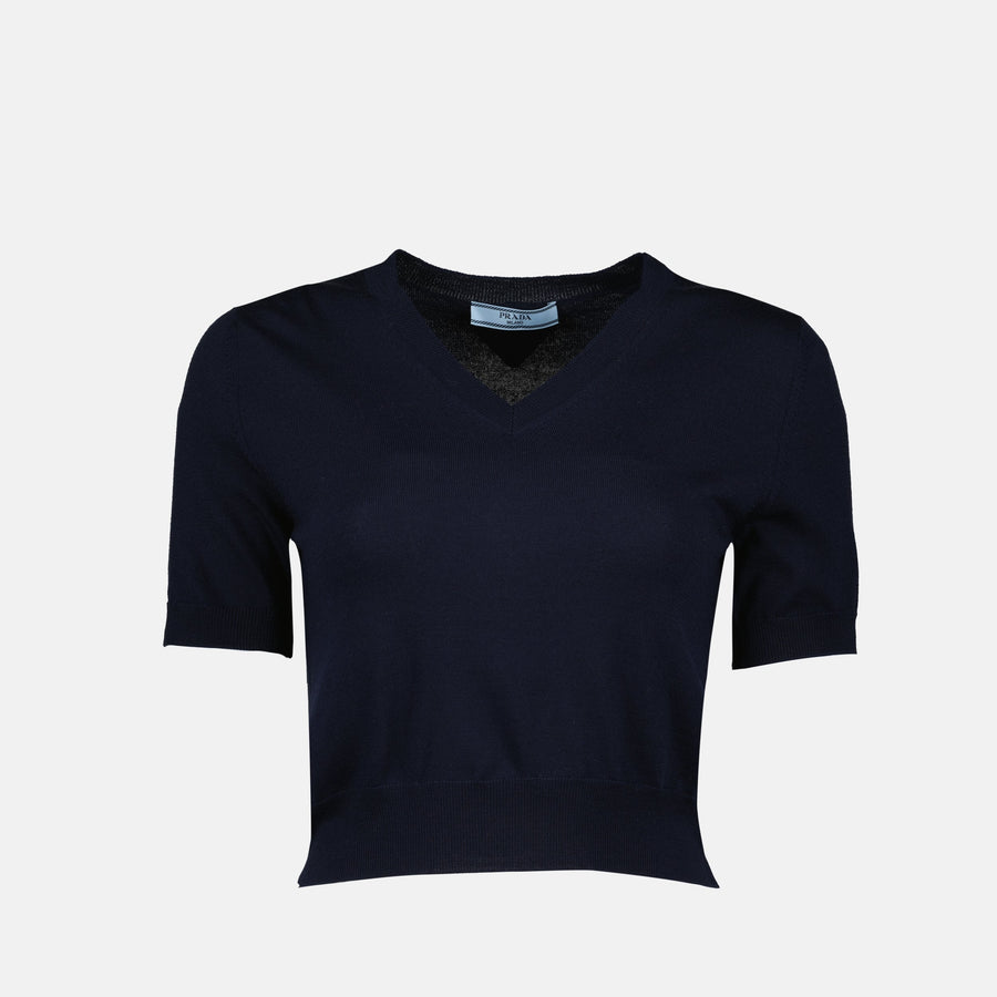 Prada Short Sleeve Sweater