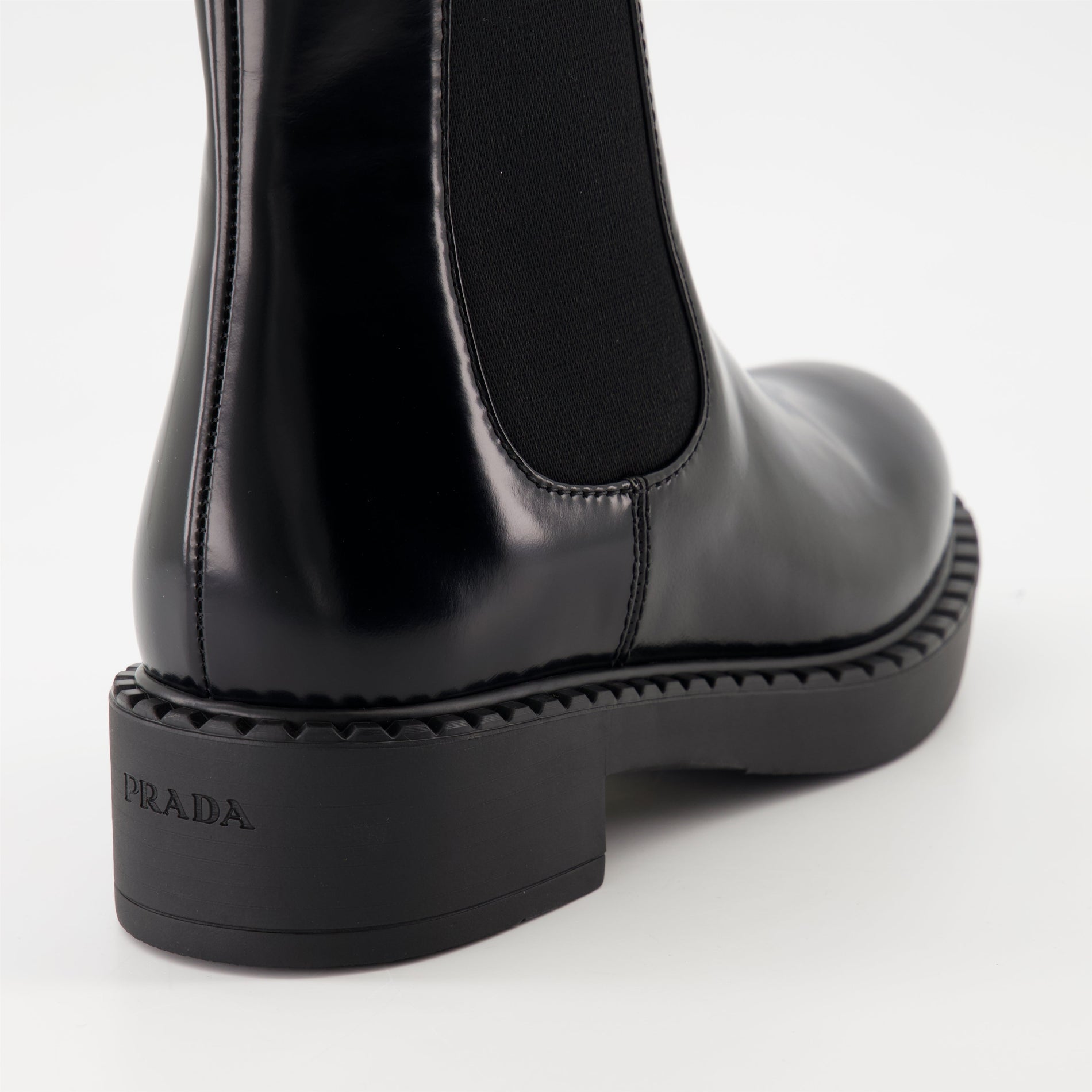 Prada Leather Chelsea Boots - image 5