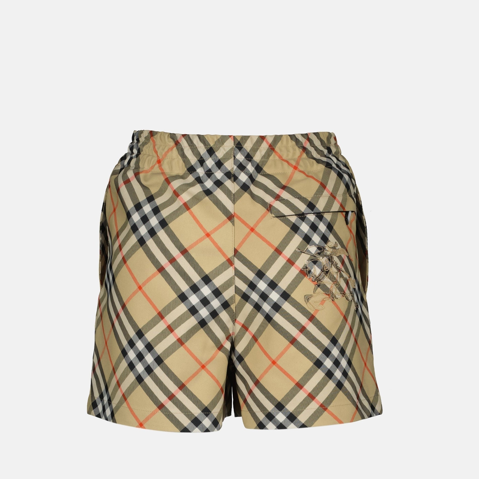 Burberry Check Plaid Shorts - image 4