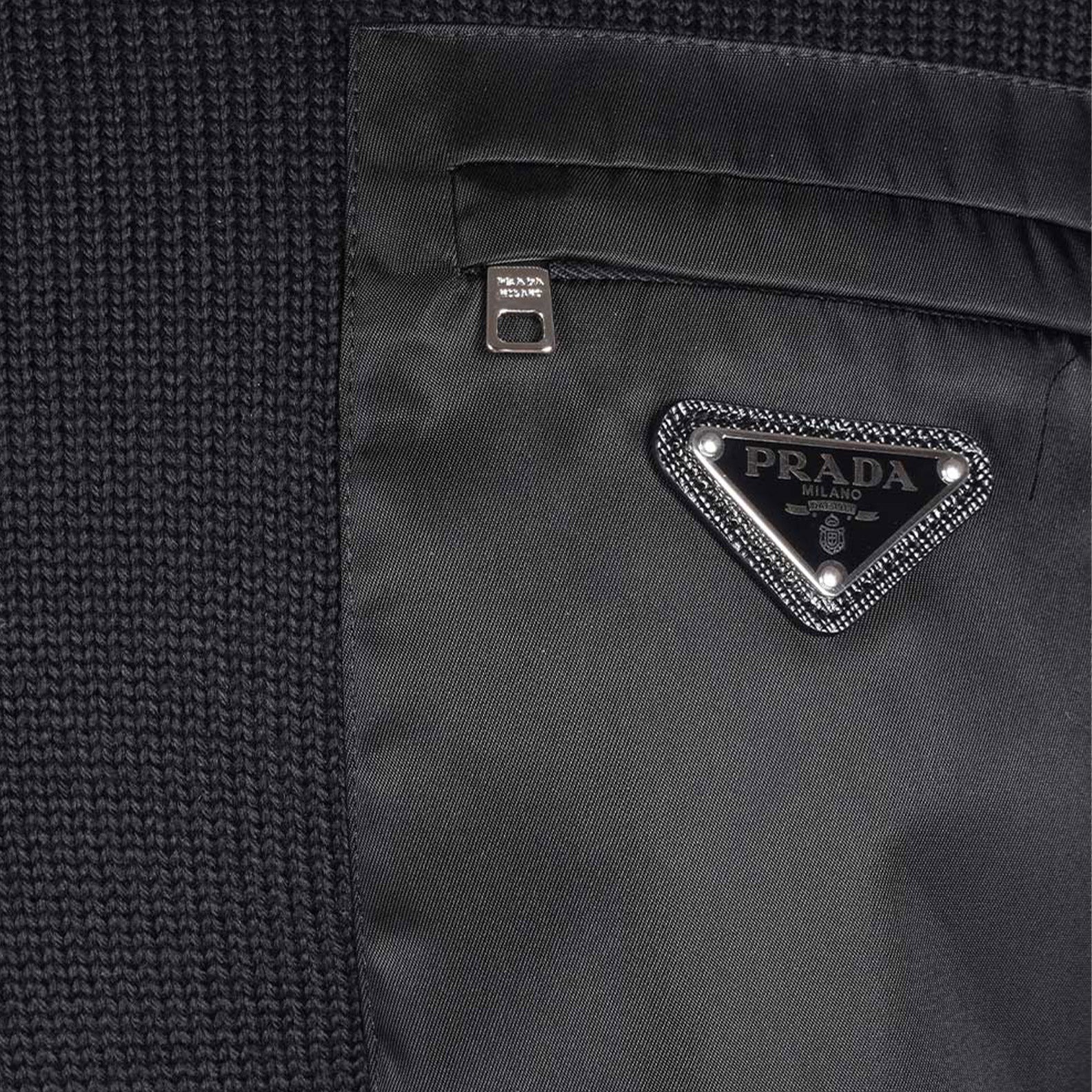 Prada Wool and Re-Nylon Sweater - image 5