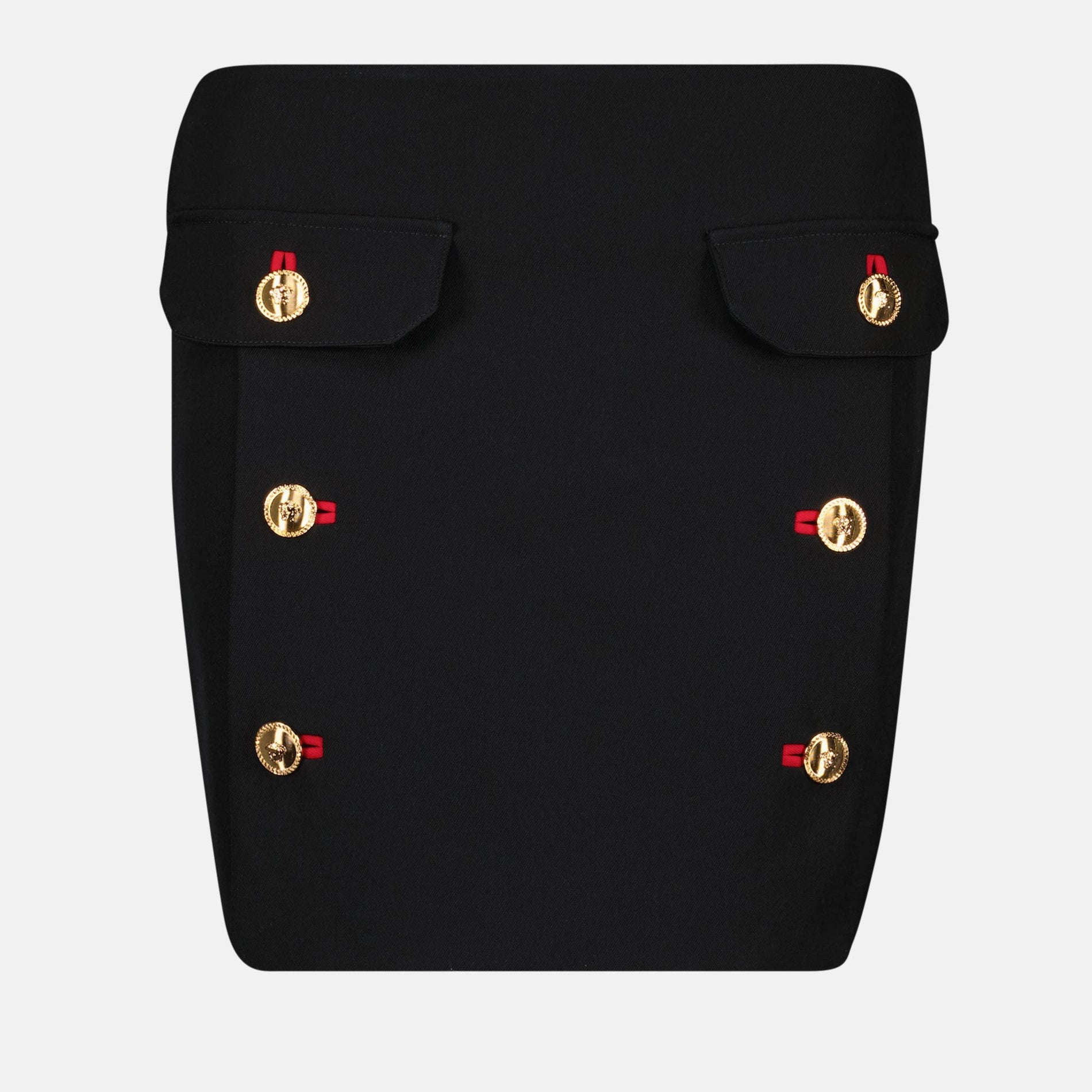 Versace Wool Pencil Skirt