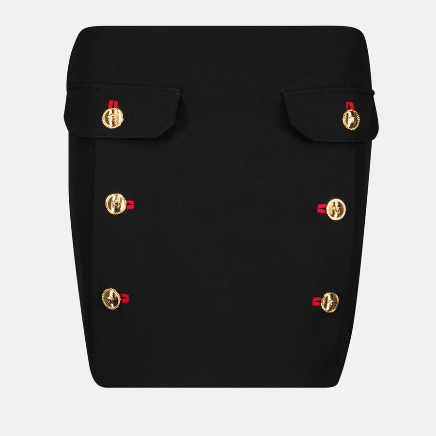 Versace Wool Pencil Skirt