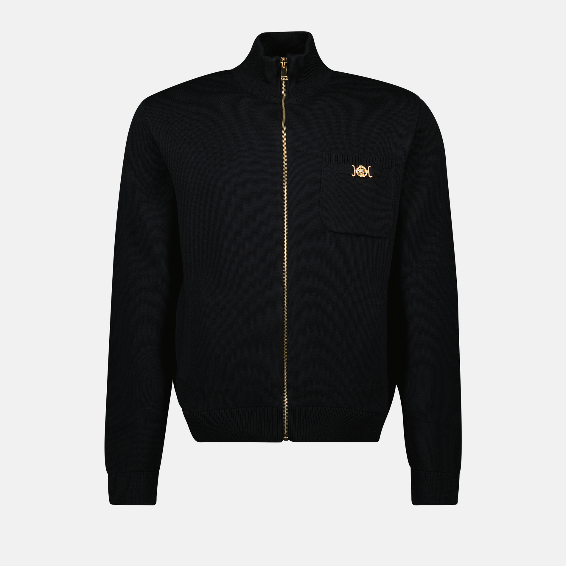 Versace Zipped Cashmere Jacket