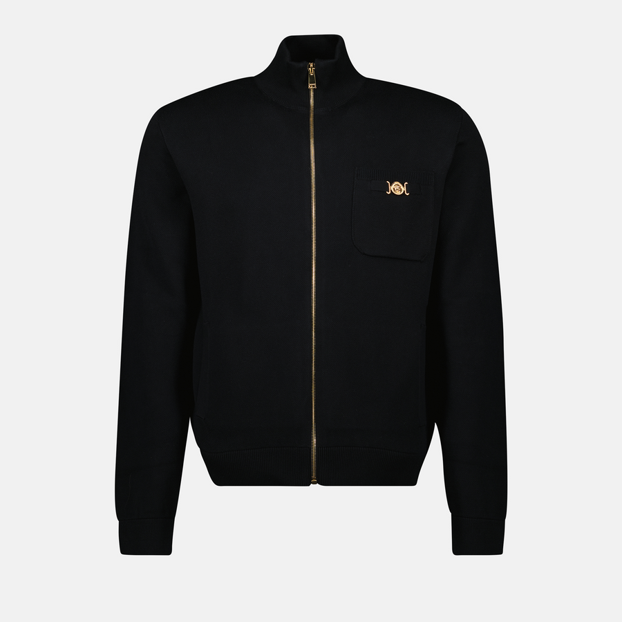 Versace Zipped Cashmere Jacket
