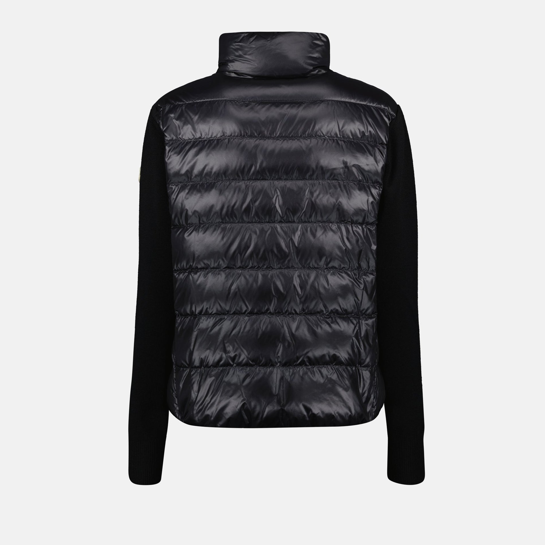 Moncler Quilted Knit-Sleeve Puffer Jacket - image 4