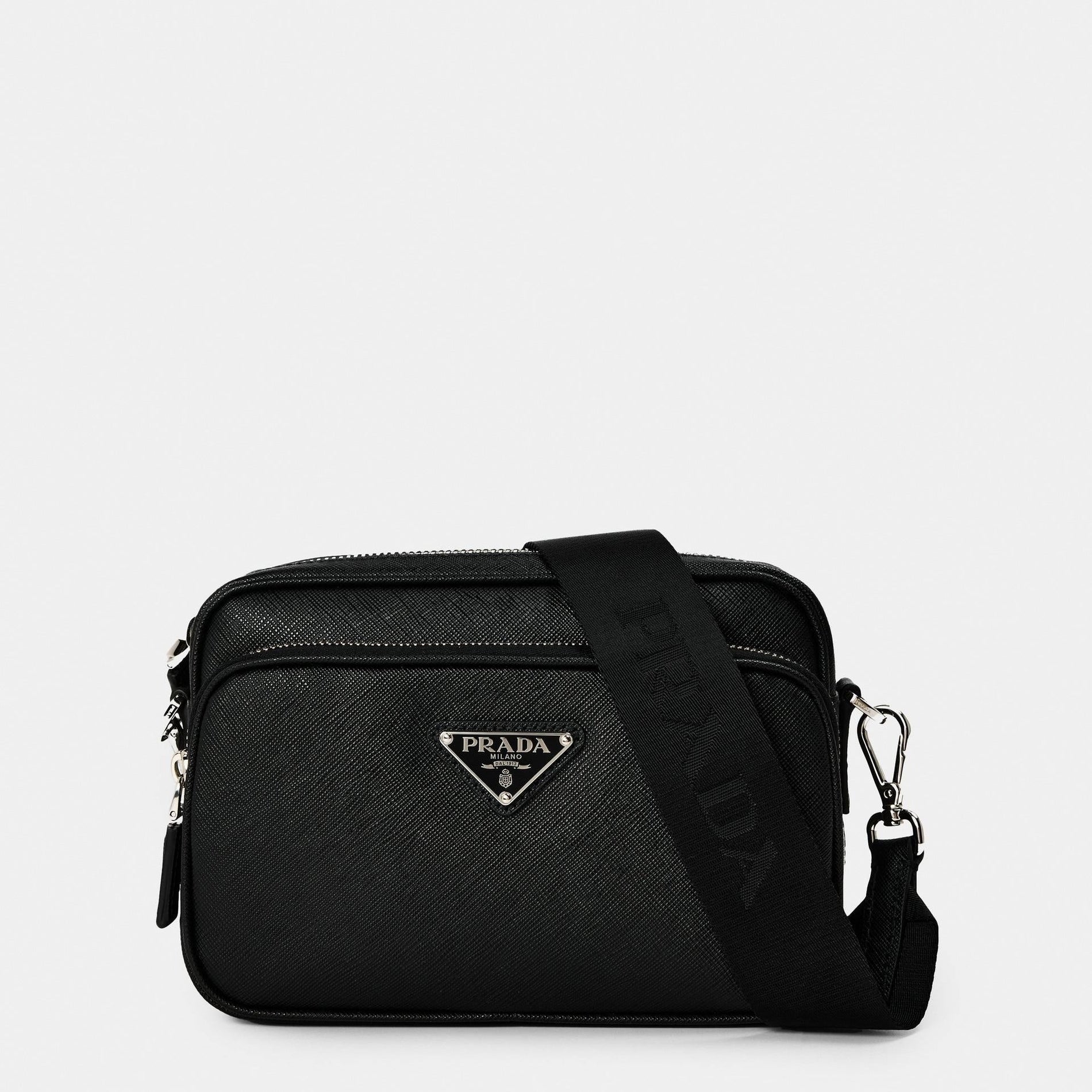 Prada Men's Cross Body Bags Black
