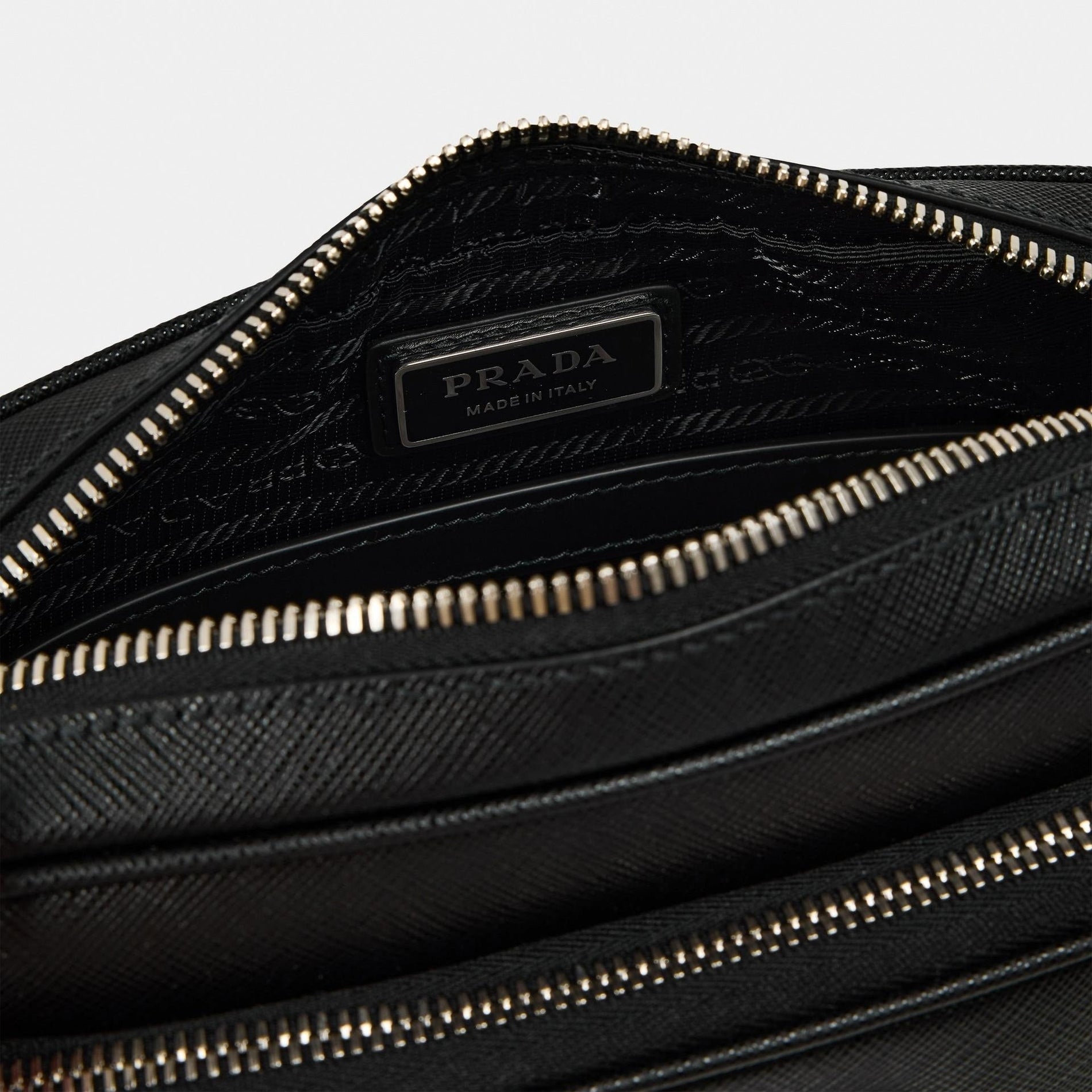 Prada Men's Cross Body Bags Black - image 4