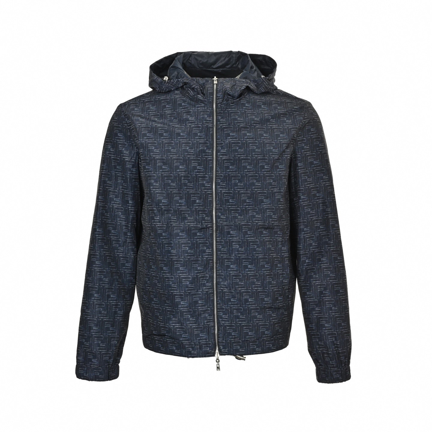 Fendi FF Monogram Hooded Windbreaker