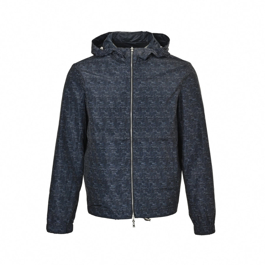 Fendi FF Monogram Hooded Windbreaker