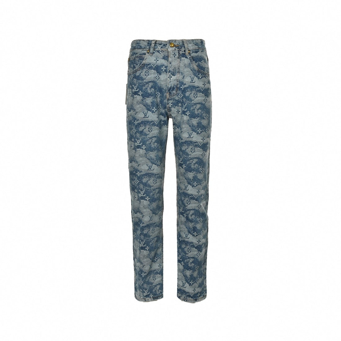 Cloud Monogram Blue Denim Jeans