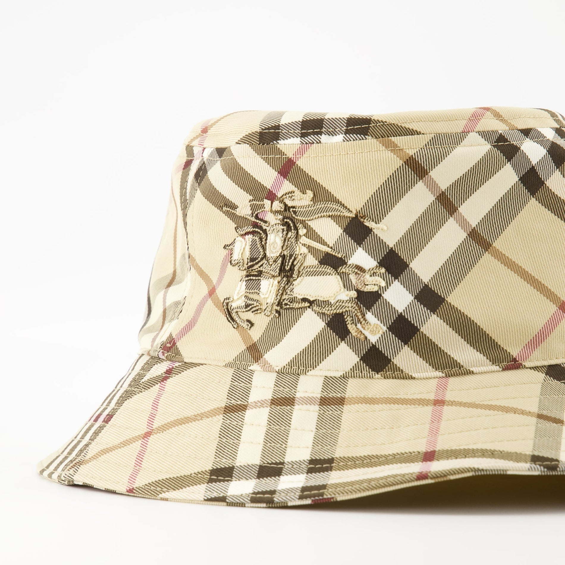 Burberry Vintage Check Logo Bucket Hat - image 3
