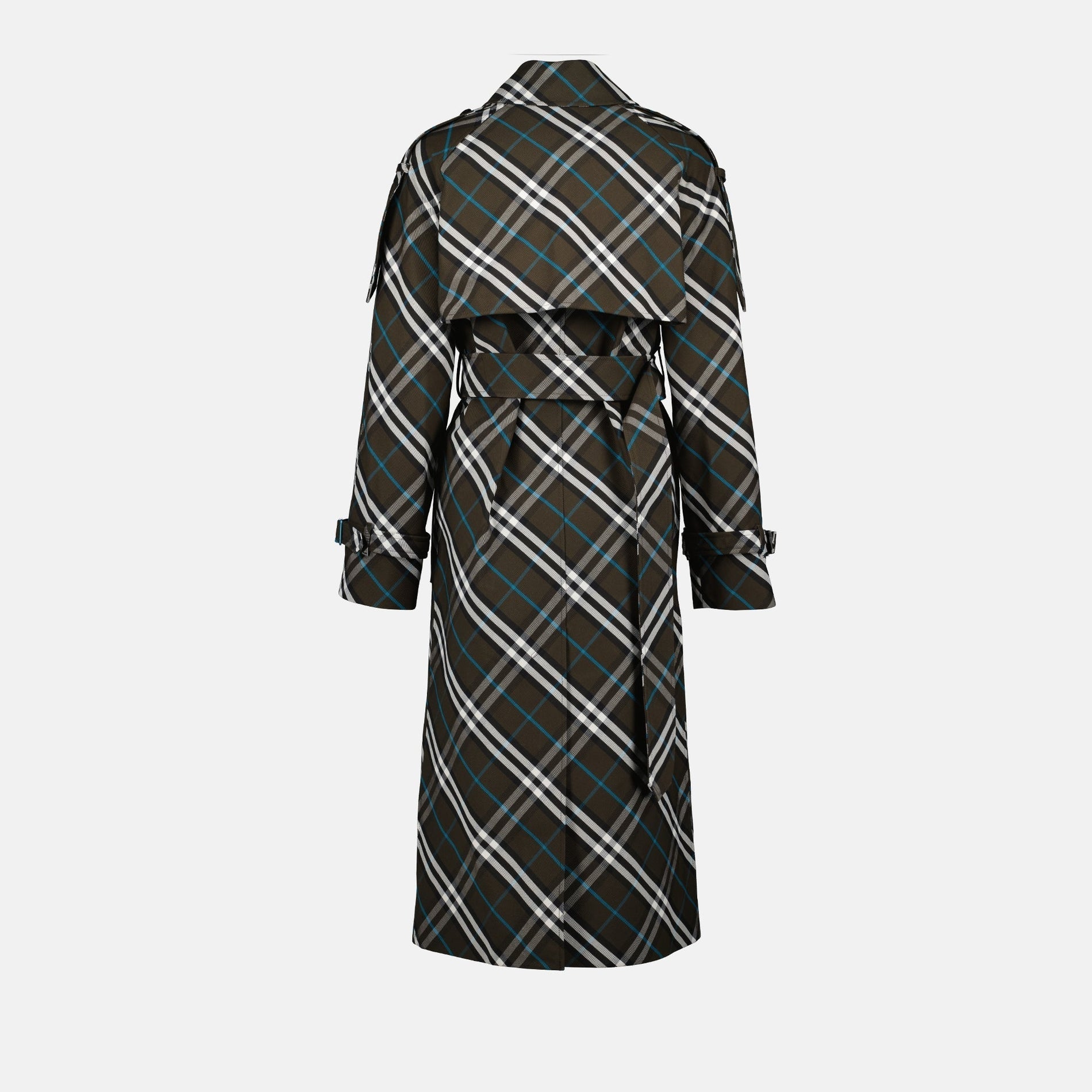 Burberry Checked Trench Coat - image 4