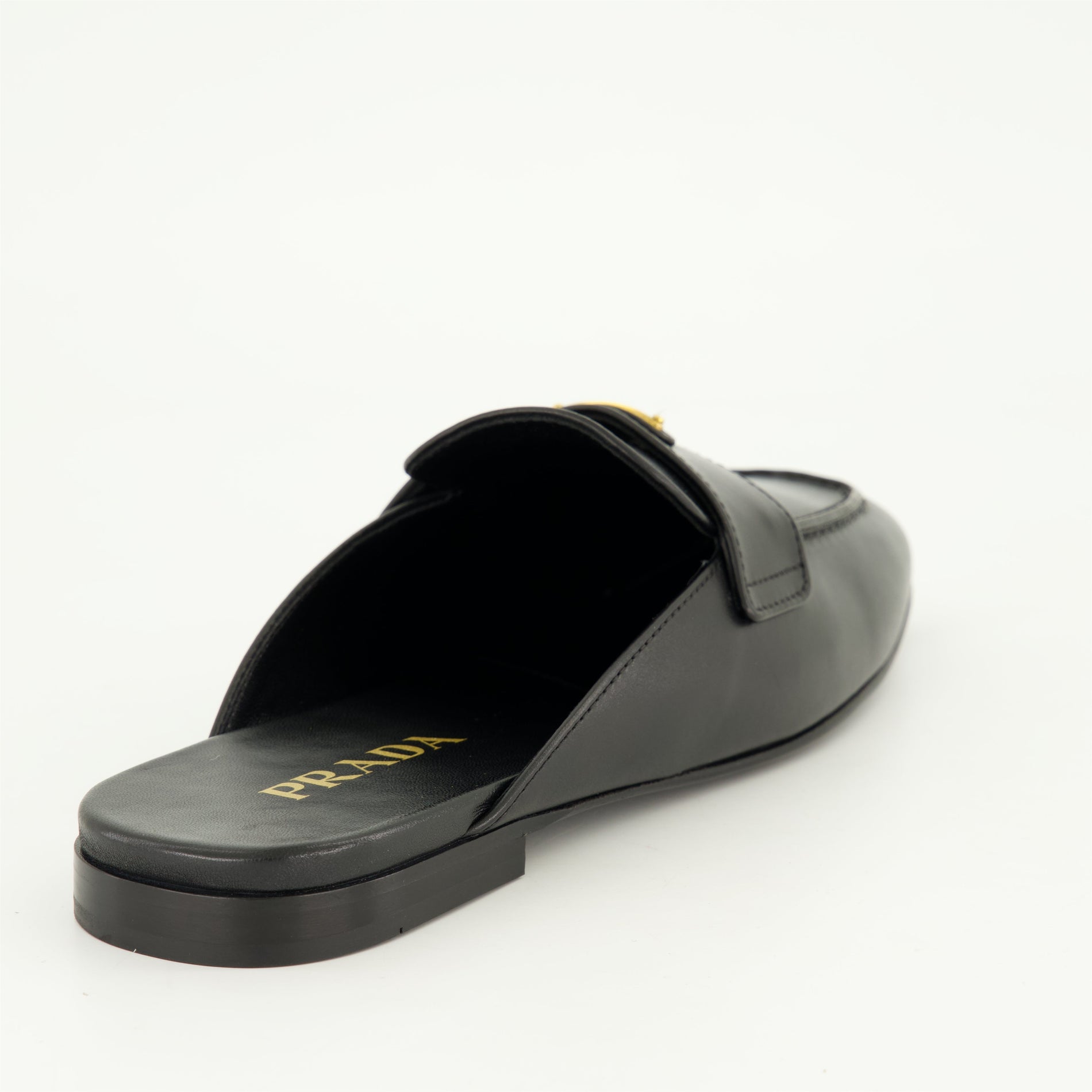 Prada Leather Loafer Mules - image 4