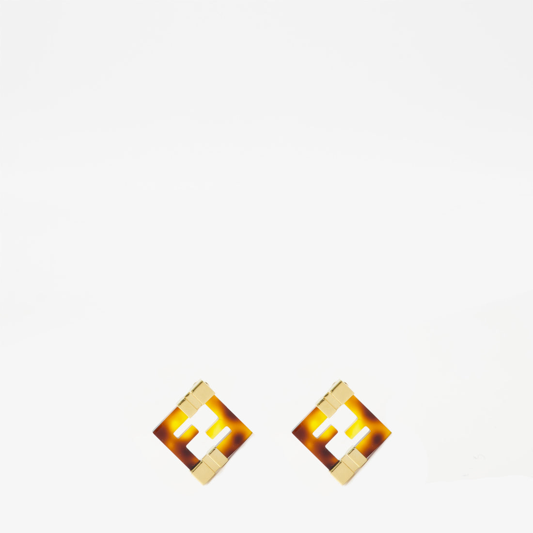 Tortoiseshell Motif Earrings