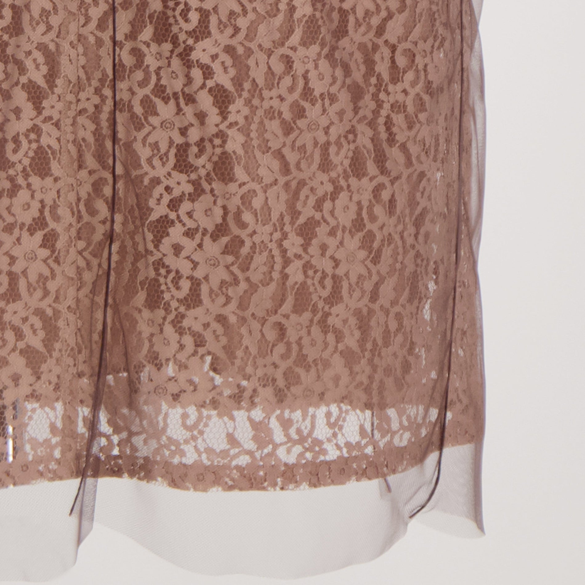 Fendi Sheer Lace Overlay Midi Dress - image 5