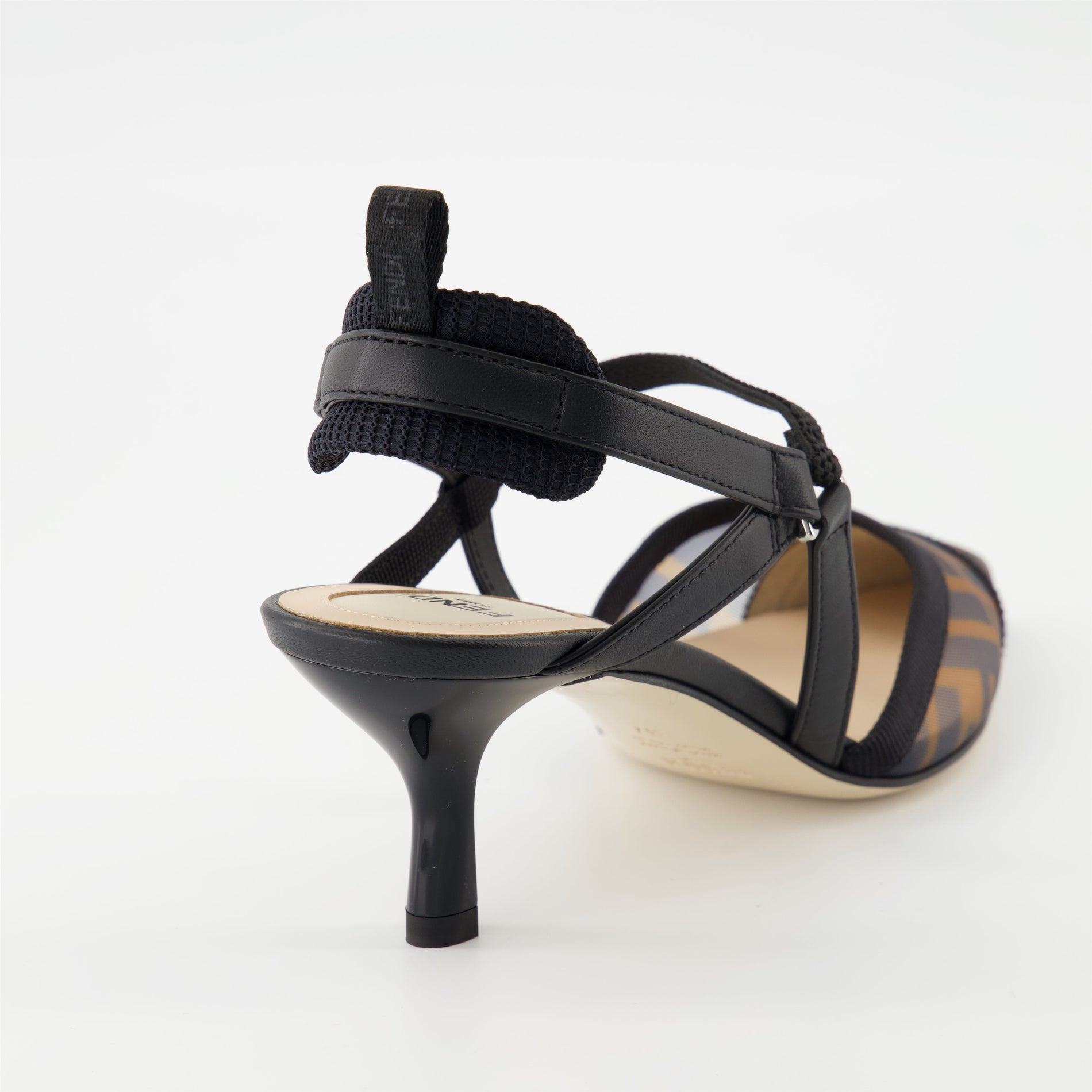 Fendi Mesh Slingback Pumps - image 4