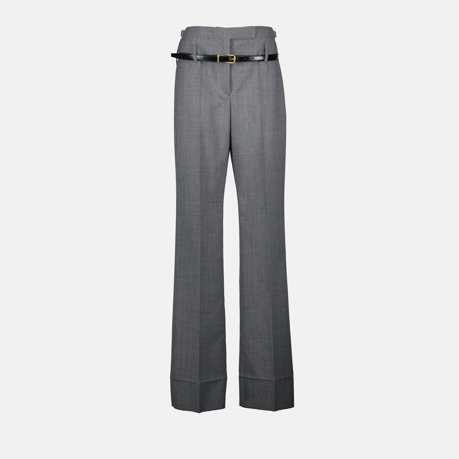 Prada Tailored Flared Wool Trousers