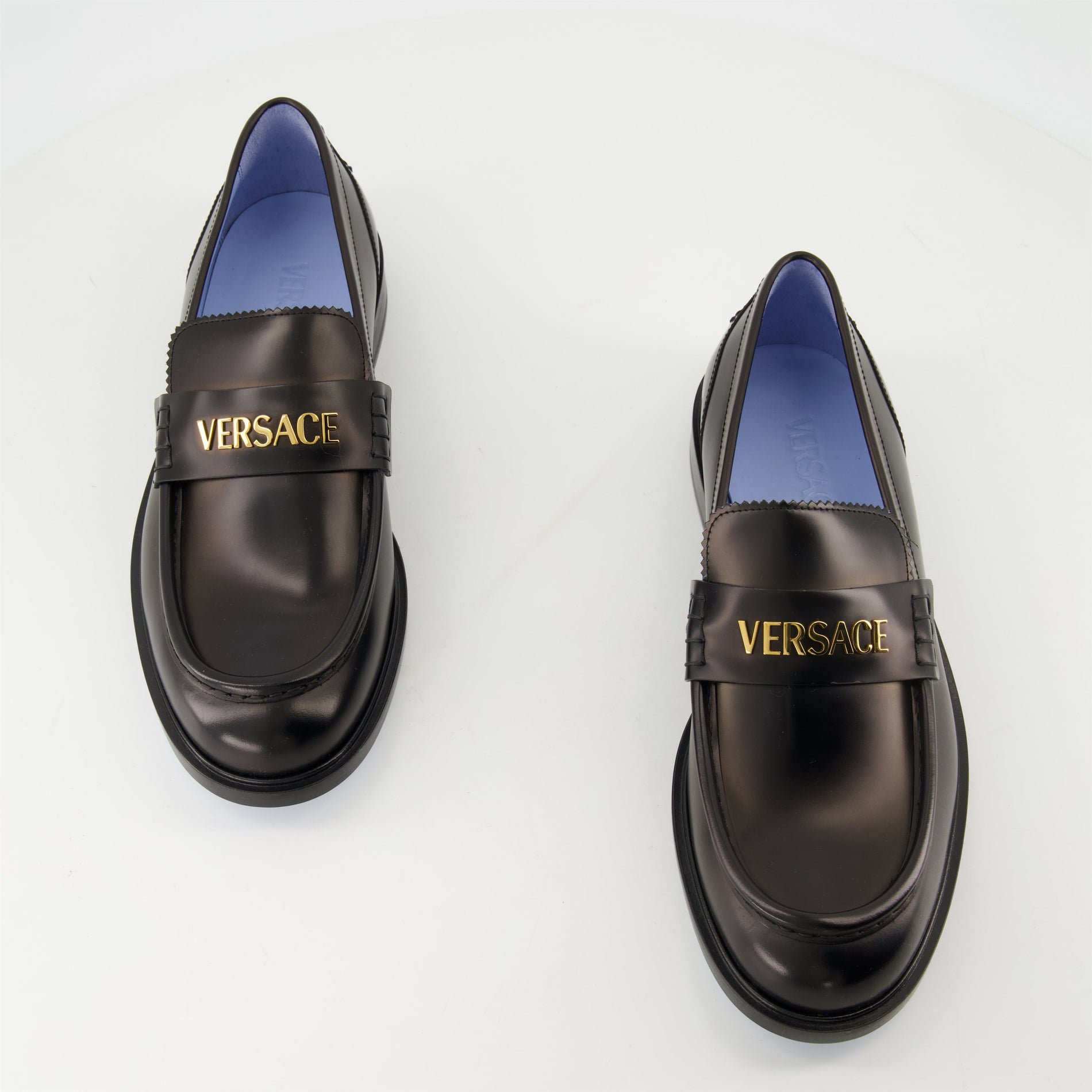 Versace Leather Loafers - image 6