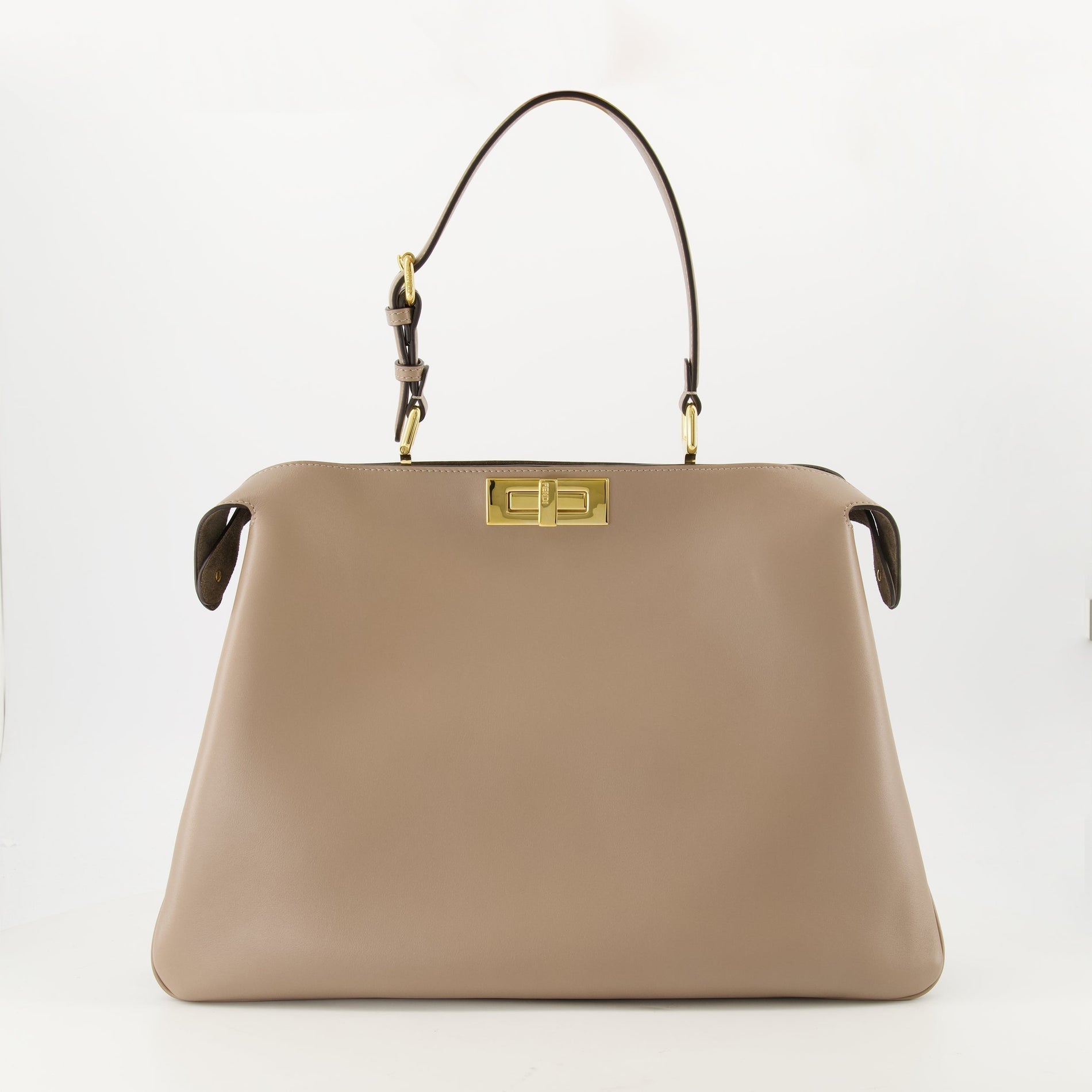 Fendi Peekaboo ISeeU Large – Beige Leather