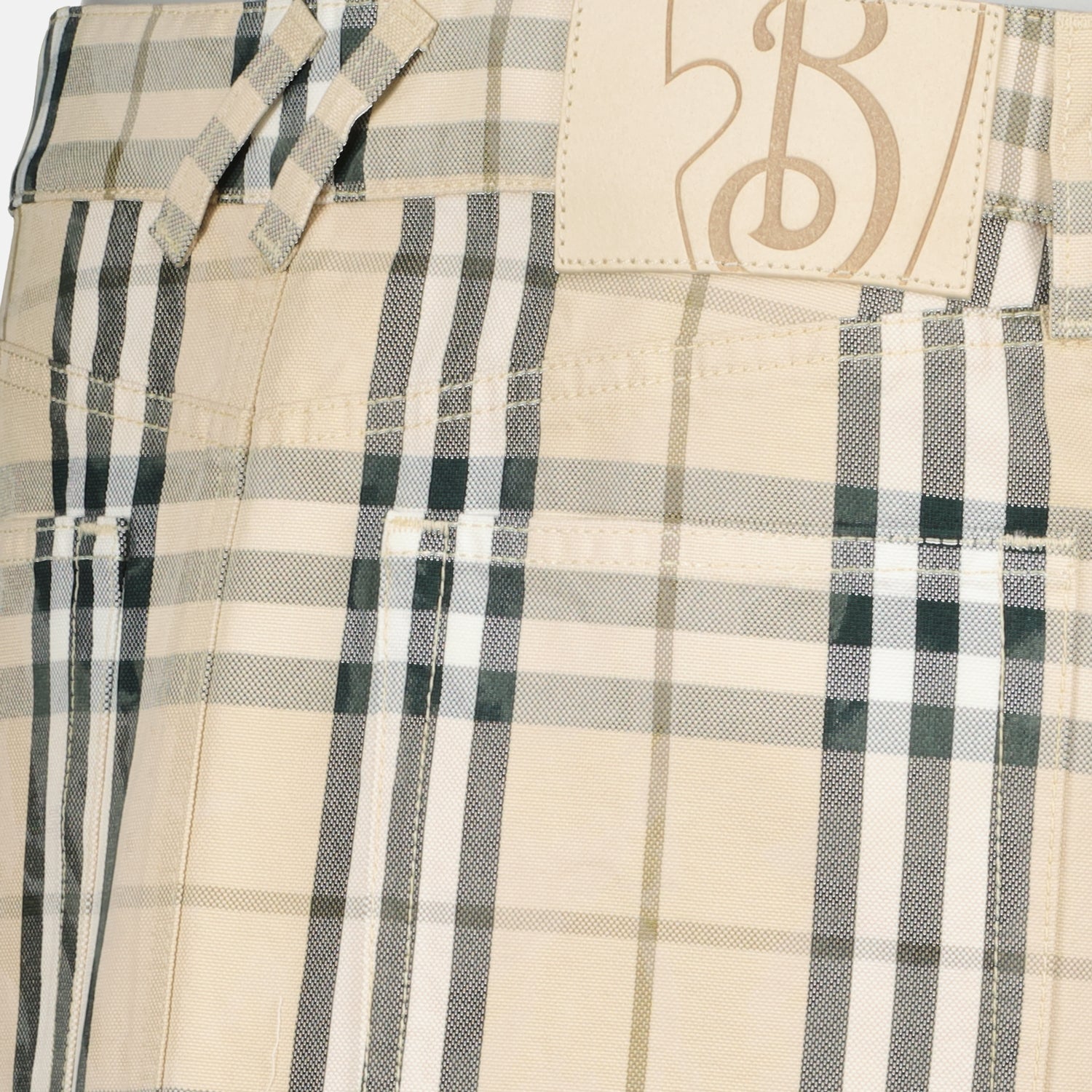 Burberry Mini Check Skirt - image 3
