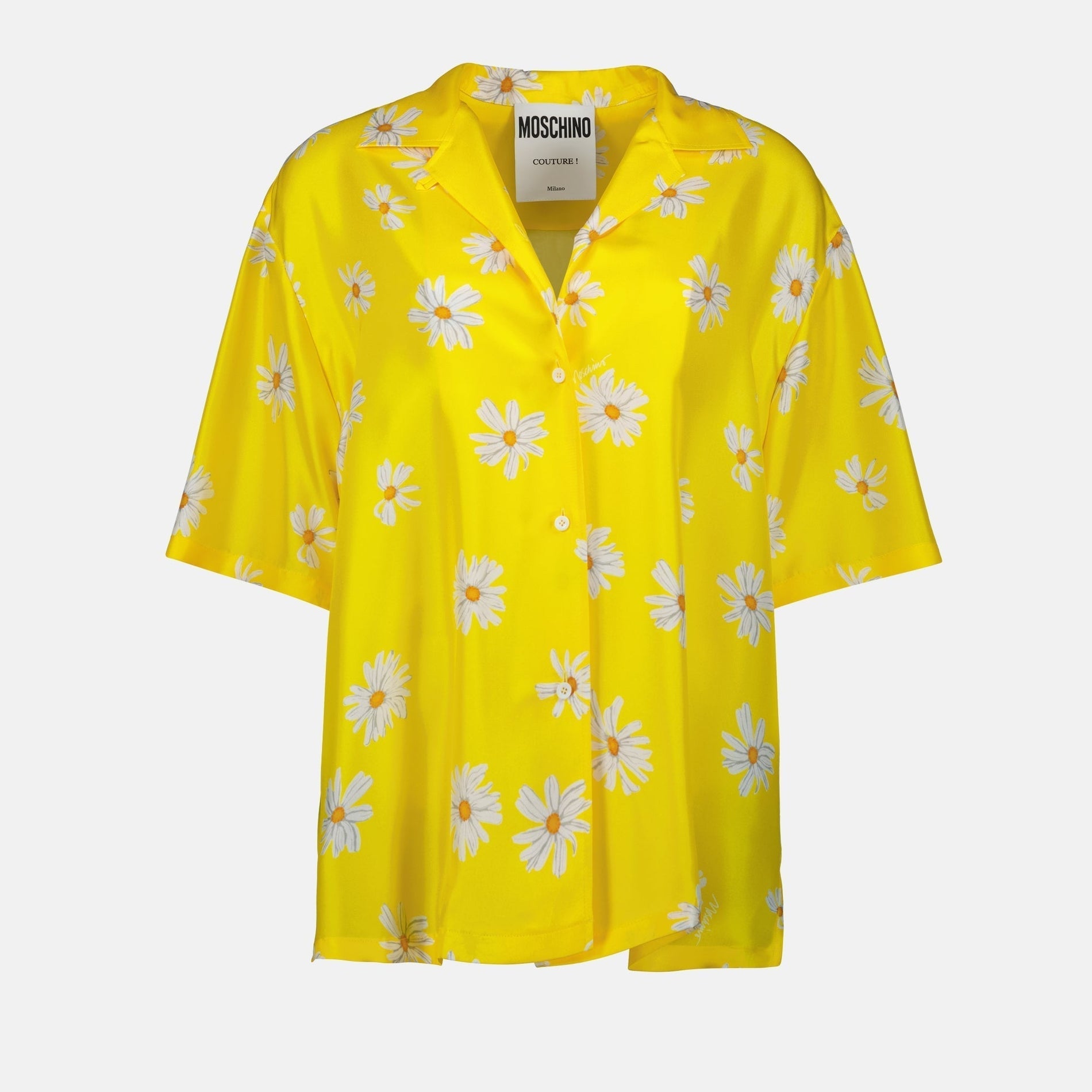 Moschino Daisy Print Short-Sleeve Shirt