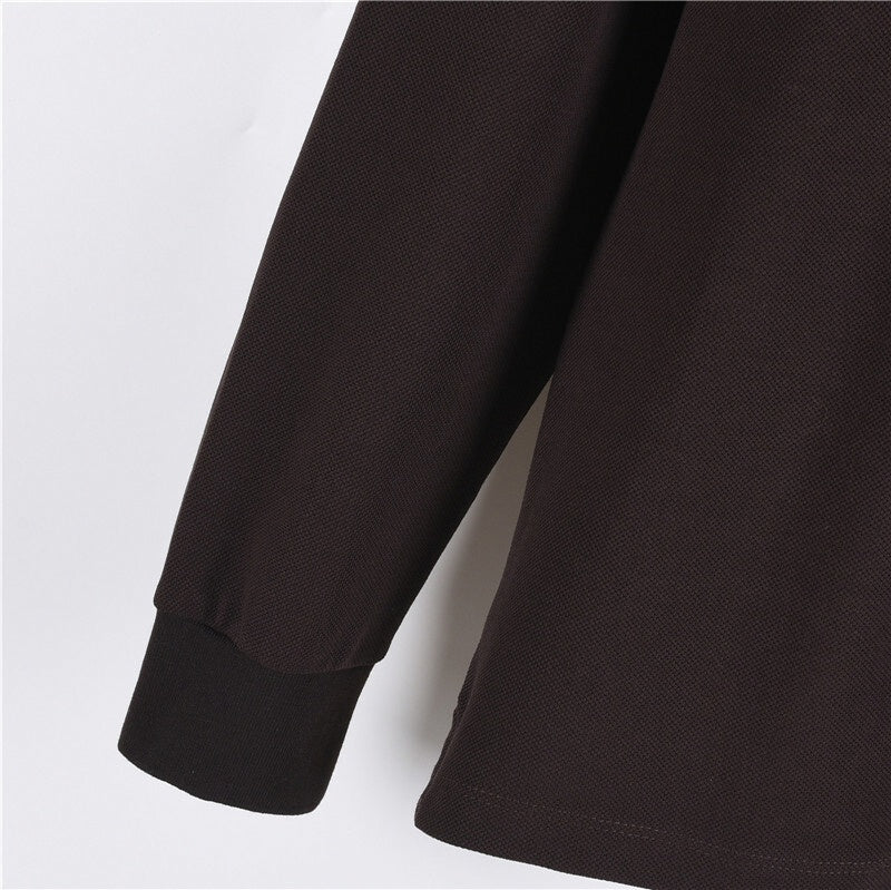 Burberry Long-Sleeve Polo Shirt with Vintage Check Collar - image 5