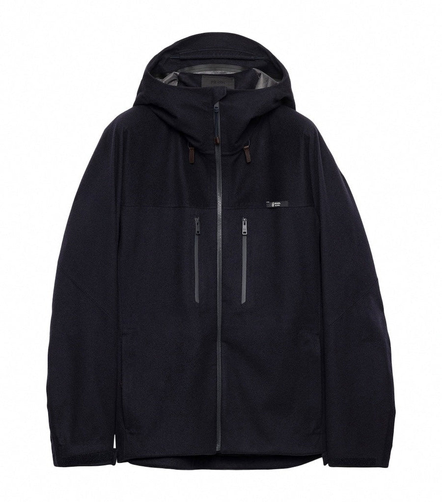 Prada Cashmere-Blend Hooded Jacket