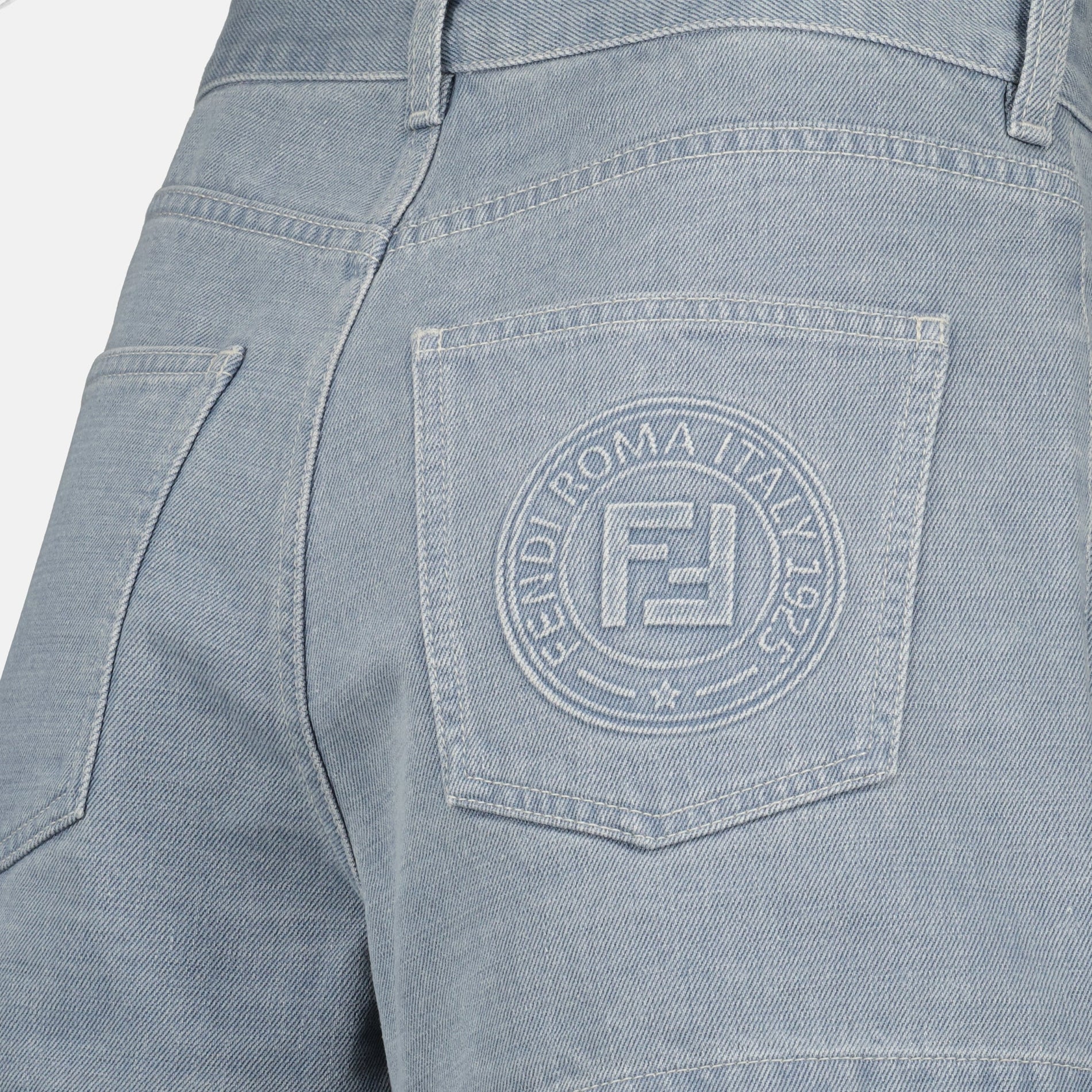 Fendi Denim Shorts - image 8
